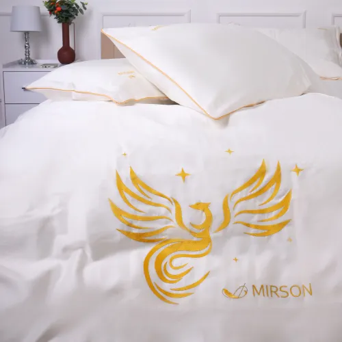 Підковдра Сатин ELIT 0001 Moko White "Fire Bird" - 3