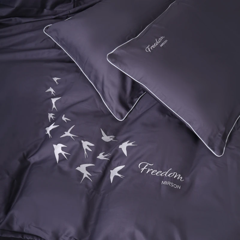  Постільна білизна Сатин ELIT 0240 Iron grey "Freedom"