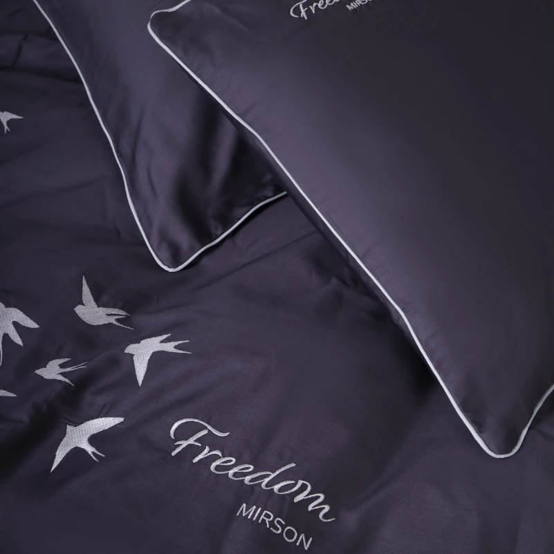  Постільна білизна Сатин ELIT 0240 Iron grey "Freedom" - 1