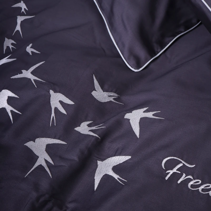  Постільна білизна Сатин ELIT 0240 Iron grey "Freedom" - 2