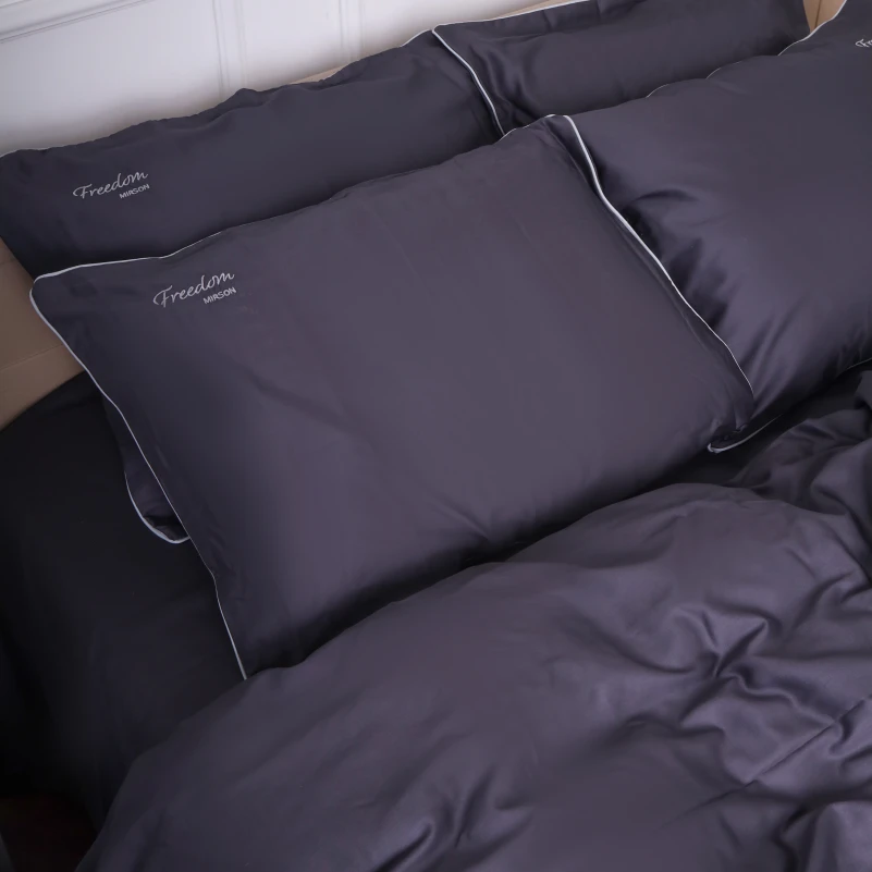  Постільна білизна Сатин ELIT 0240 Iron grey "Freedom" - 5