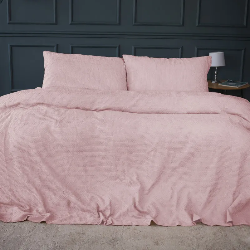 Комплект постільної білизни №20-00 Waffle Powder - 2