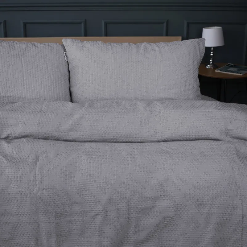 Пододеяльник №20-02 Waffle Gray - 3