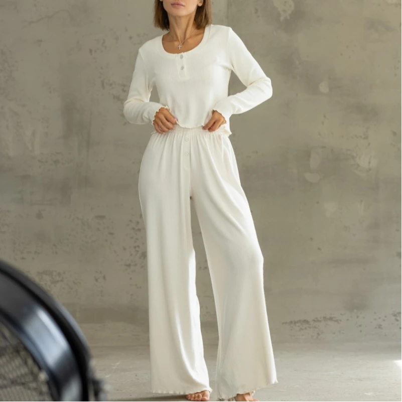 Пижама женская "Angora White" трикотаж