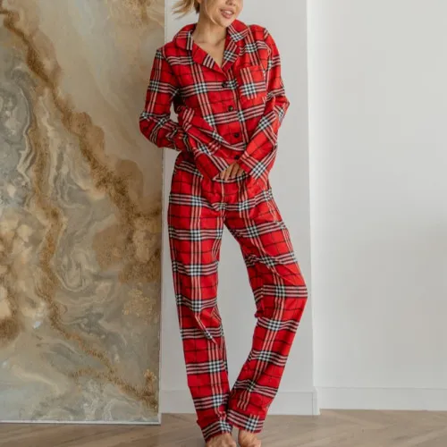 Піжама жіноча "Lisa red&white"