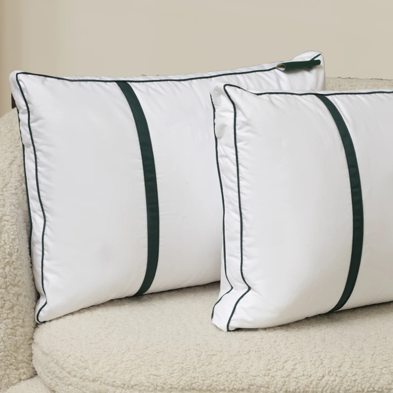 Подушка пуховая Трехкамерная 100% пух Imperial class/перо Imperial Style пух мако-батист (средняя) - 9