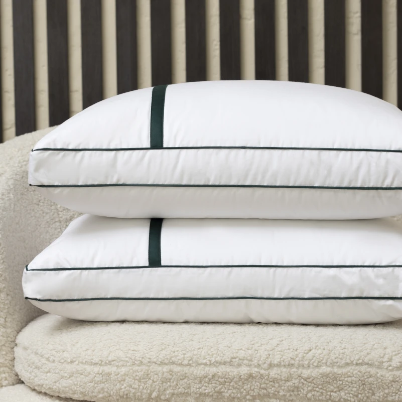 Подушка пуховая Трехкамерная 100% пух Imperial class/перо Imperial Style пух мако-батист (средняя) - 8