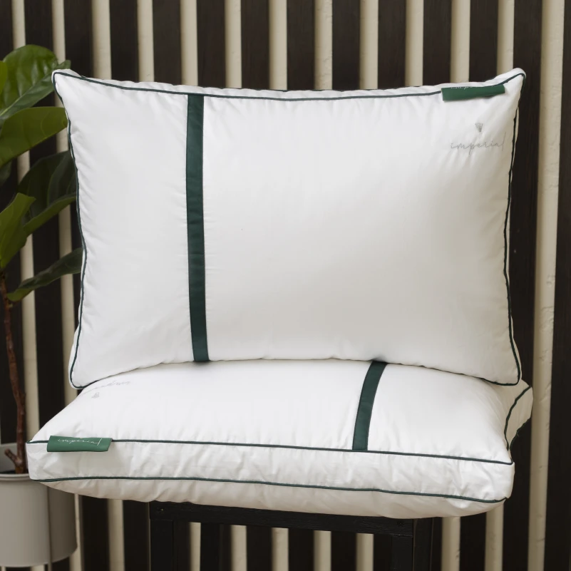 Подушка пуховая Трехкамерная 100% пух Imperial class/перо Imperial Style пух мако-батист (средняя)