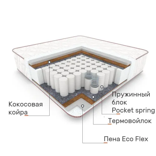 Матрас пружиный "независимые блоки" Ignacio 5005