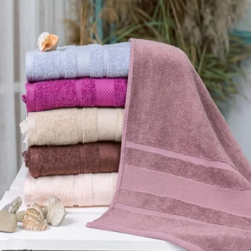 Набор банных полотенец (6 шт.) Е №5090 Elite SoftNes "Delicacy" - 2