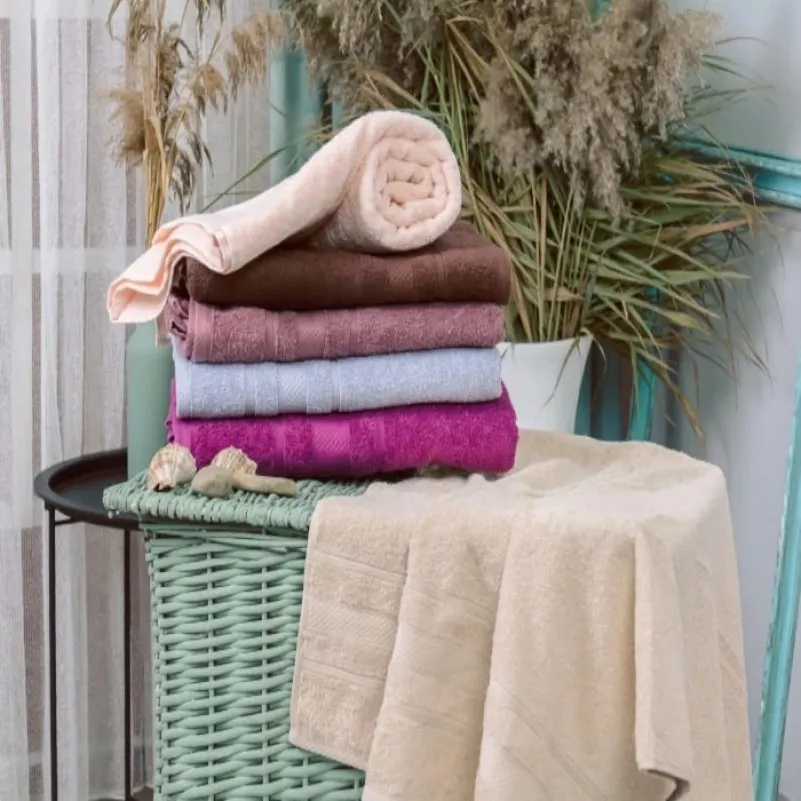 Набор банных полотенец (6 шт.) Е №5090 Elite SoftNes "Delicacy" - 3