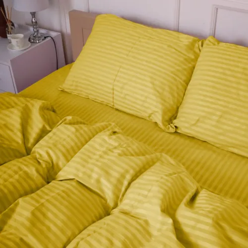 Комплект постільної білизни Cotton Twill 55-0011 Canary Yellow - 2