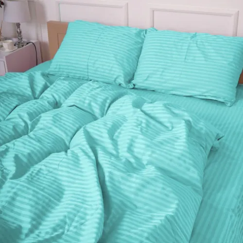 Комплект постельного белья Cotton Twill 55-0012 Cyan