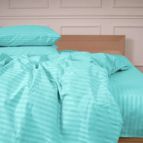 Комплект постільної білизни Cotton Twill 55-0012 Cyan - 5