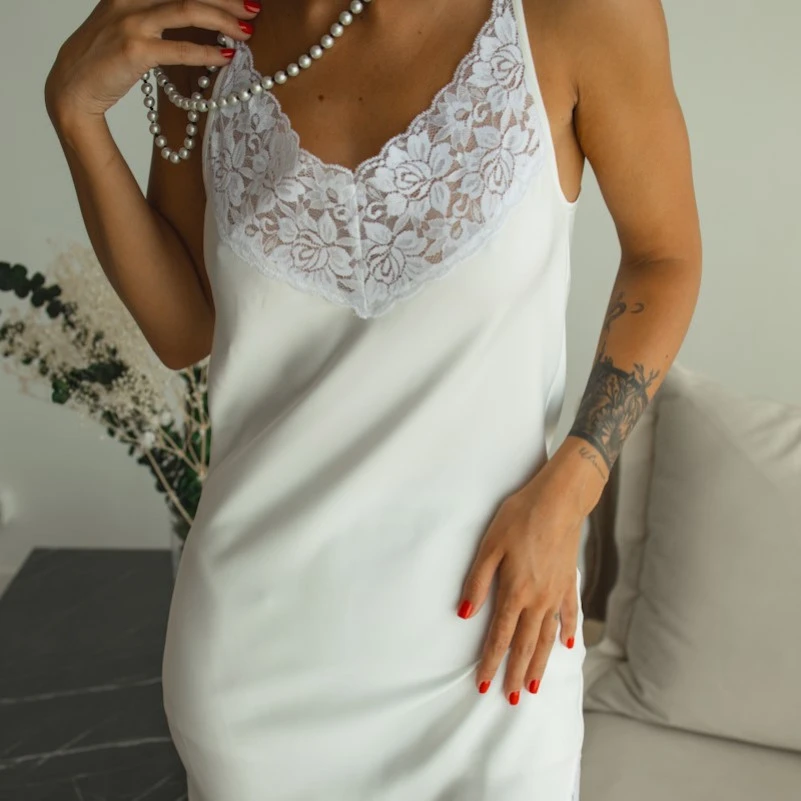 Нічна сорочка "Adriana" white - 1