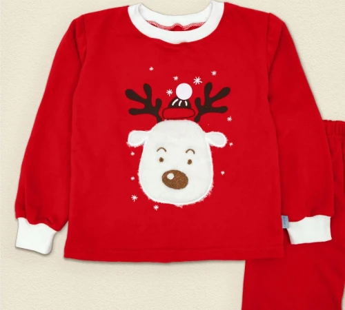 Пижама детская теплая "Adventure" red - 2