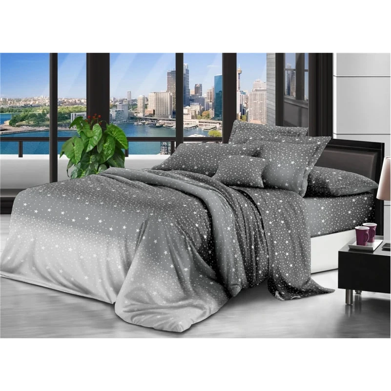 Комплект постельного белья Микрофибра принт 15-0255-1 Agnes