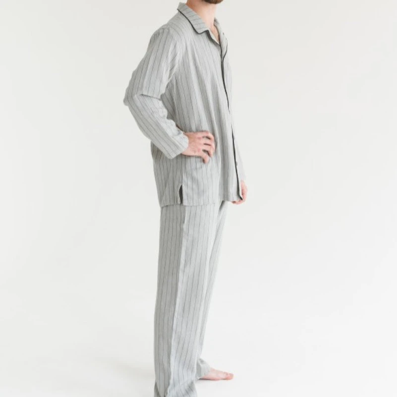 Пижама мужская 100% Хлопок Л  "Aiden" gray - 2