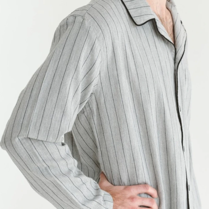 Пижама мужская 100% Хлопок Л  "Aiden" gray - 6