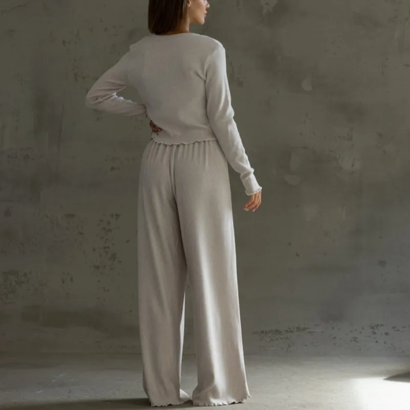 Пижама женская Трикотаж "Angora Beige" - 2