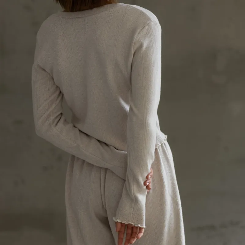 Пижама женская Трикотаж "Angora Beige" - 4