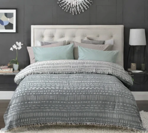 Покрывало C №1306 Anthracite of Malia