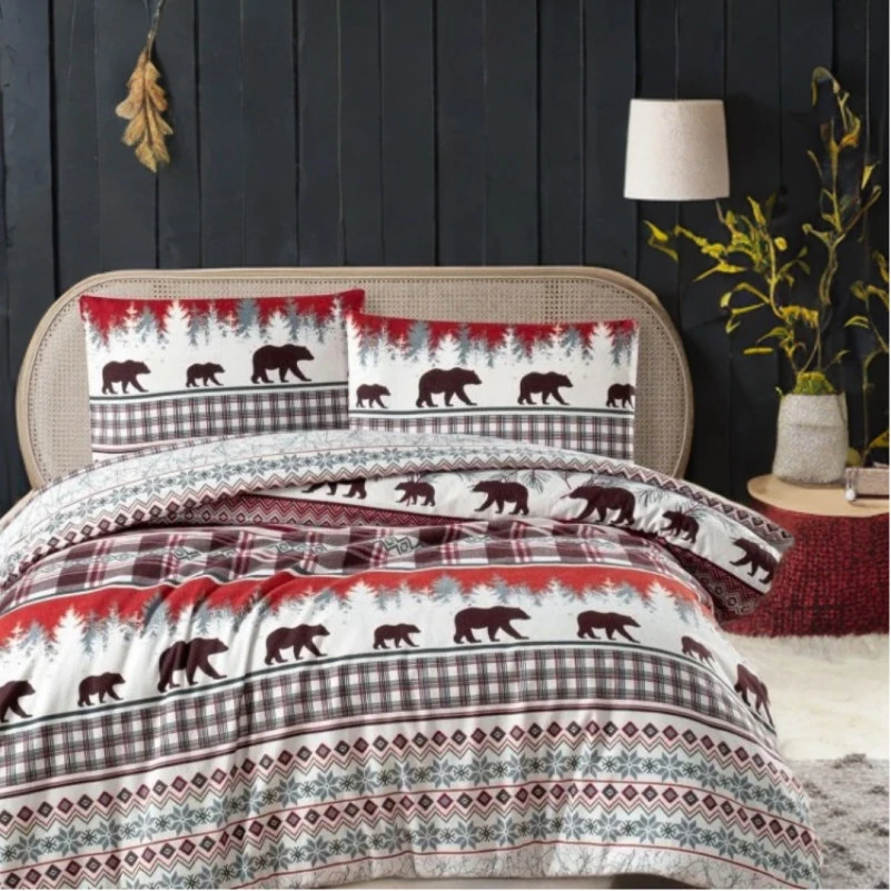 Комплект постільної білизни Фланель "Arctic Aurora Nights"