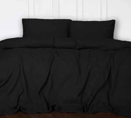 Набор покрывало + наволочки "№10-06 Arrowline Black"
