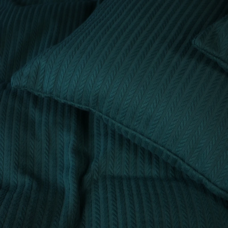 Набір покривало + наволочки "№10-05 Arrowline Emerald" - 2