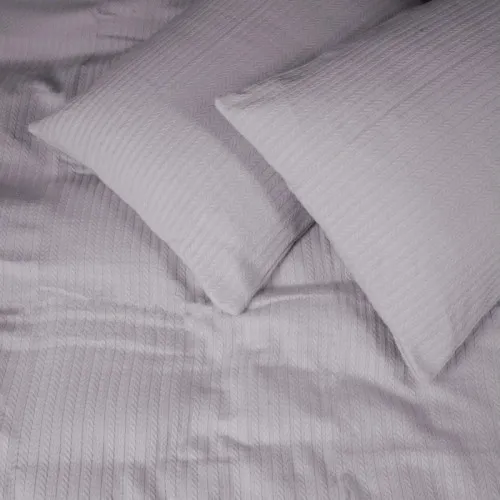 Набір покривало + наволочки "№10-04 Arrowline Gray" - 2