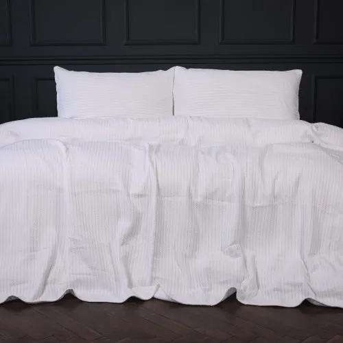 Набір покривало + наволочки "№10-01 Arrowline White"