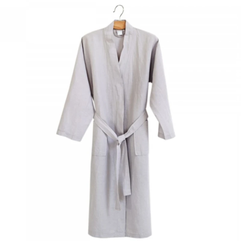 Халат "Kimono robe light gray" - 2