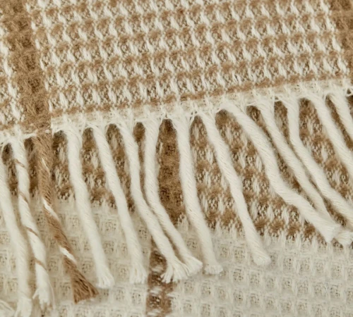 Плед C "Bedspread Abigail mustard" - 2