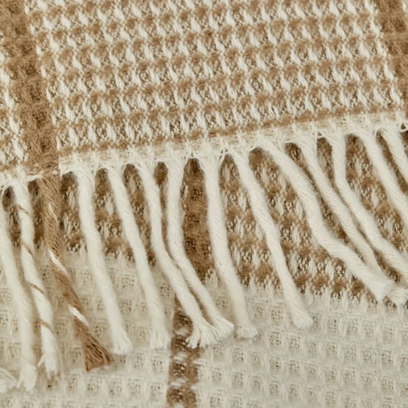 Плед C "Bedspread Abigail mustard" - 1