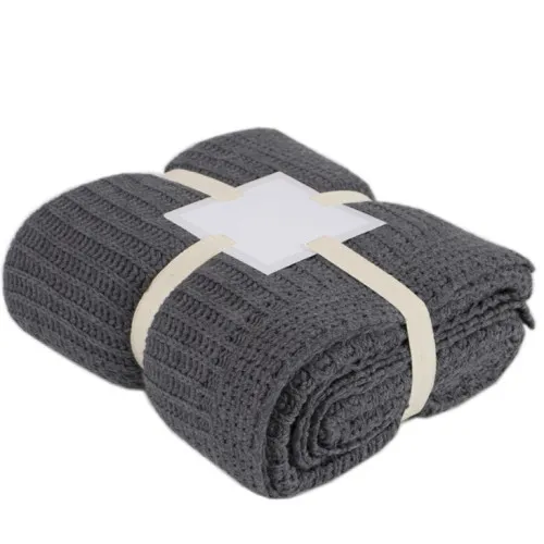 Плед C "Bedspread Charlotte antrasit"