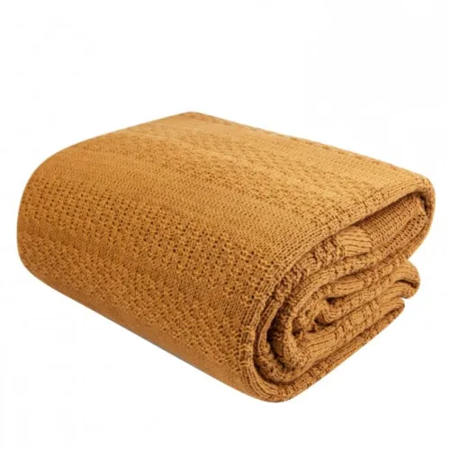 Плед C "Bedspread Scarlett mustard"