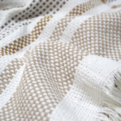 Покрывало C №1318 Beige lines - 2