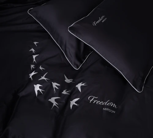 Підковдра Сатин 0055 Black Pearl "Freedom"
