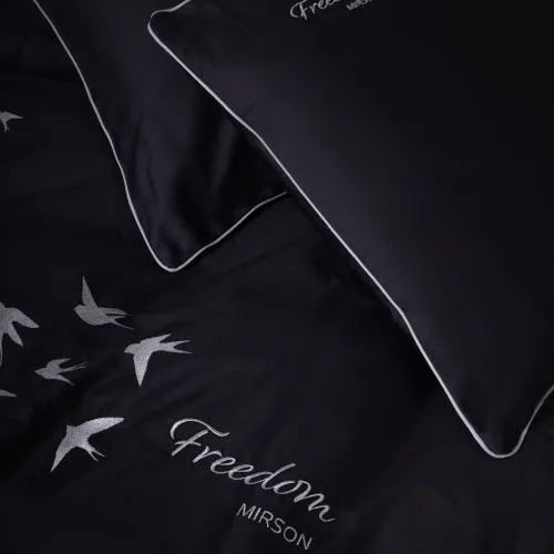 Наволочка Сатин 0055 Black Pearl "Freedom" - 2