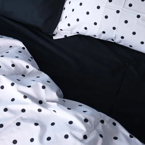 Простирадло Сатин 22-1371 Black & White Sports - 2