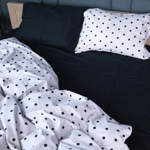 Простирадло Сатин 22-1371 Black & White Sports