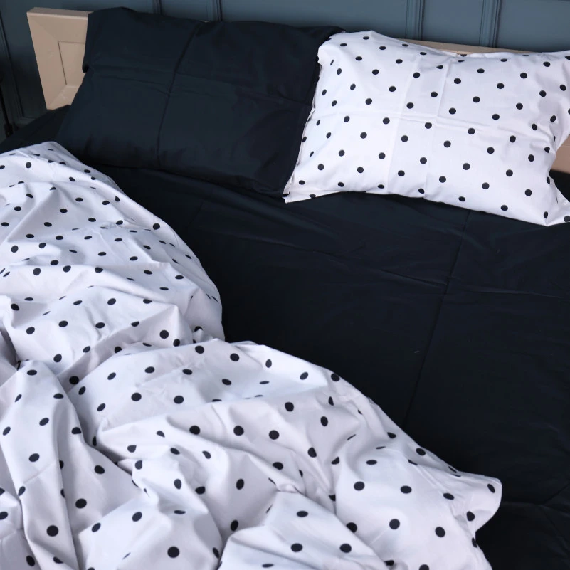 Комплект постельного белья Сатин 22-1371 Black & White Sports - 3