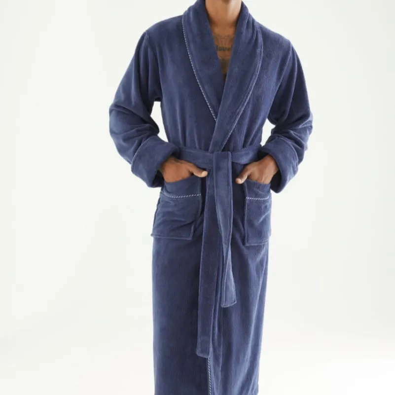 Халат М "Blue Lounge Robe"
