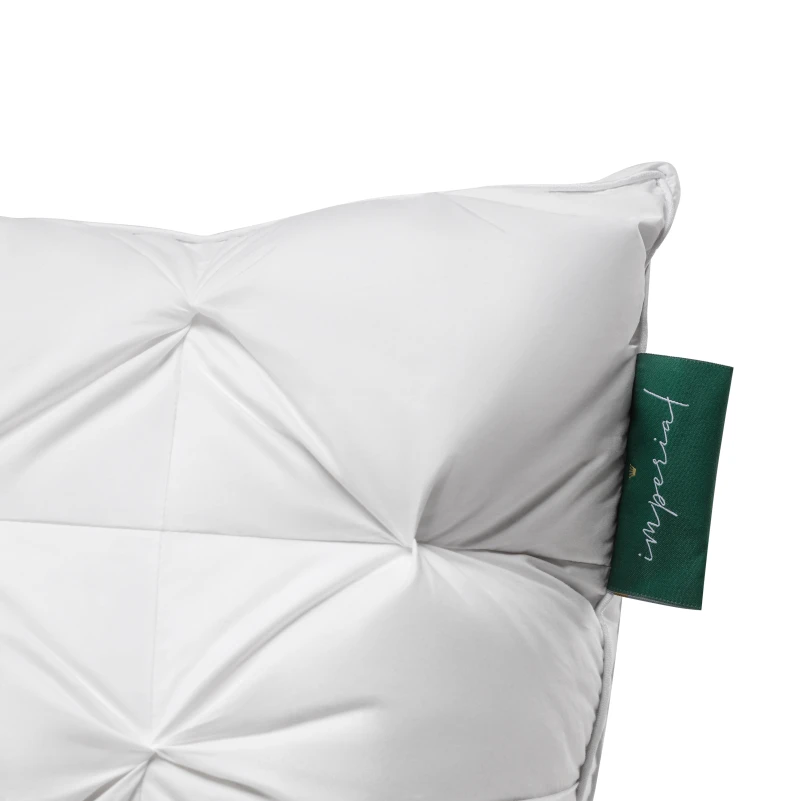 Подушка пуховая Imperial Brilliance 100% пух Imperial class мако-батист (средняя) - 9