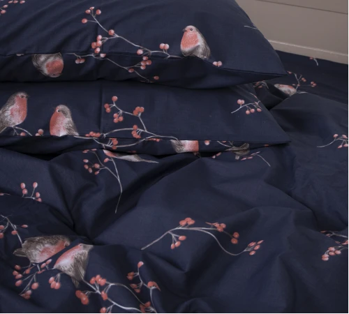 Наволочка Сатин 22-1280 Bullfinches - 2