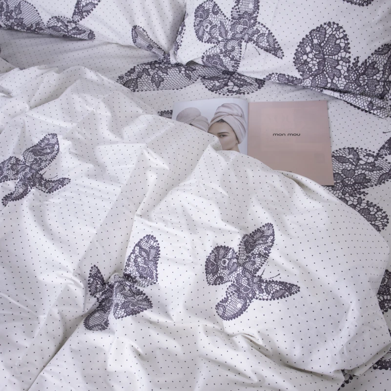 Наволочка Сатин 22-1279 Butterflies at dawn - 4