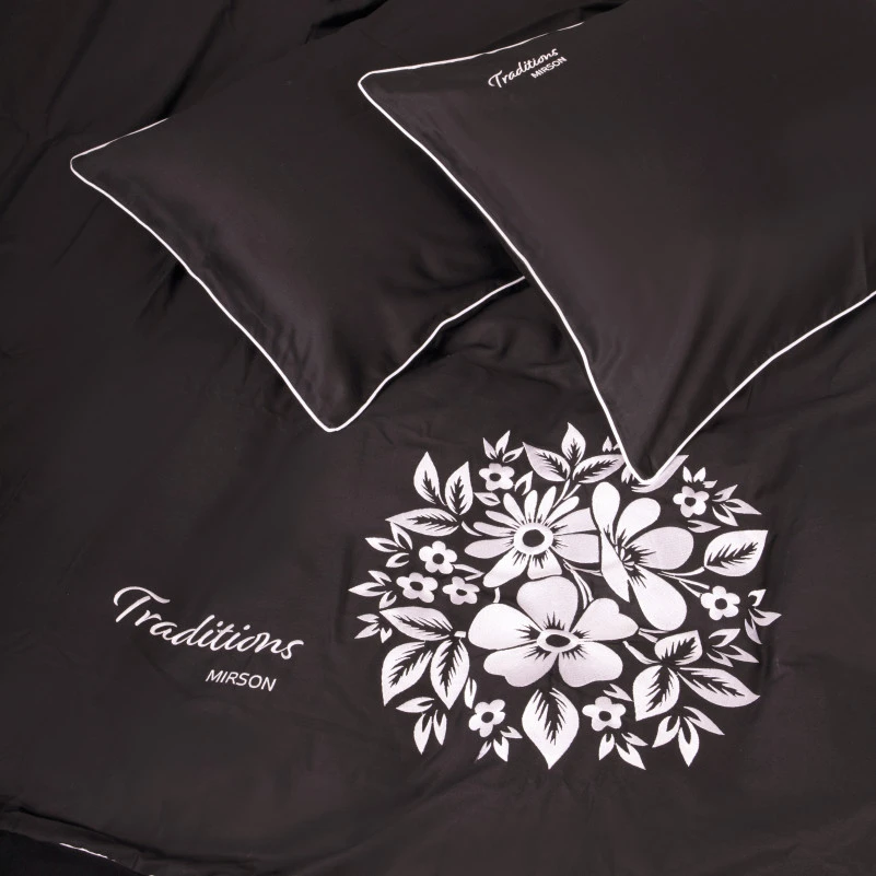 Комплект постільної білизни Сатин 0211 Cacao "Traditions"