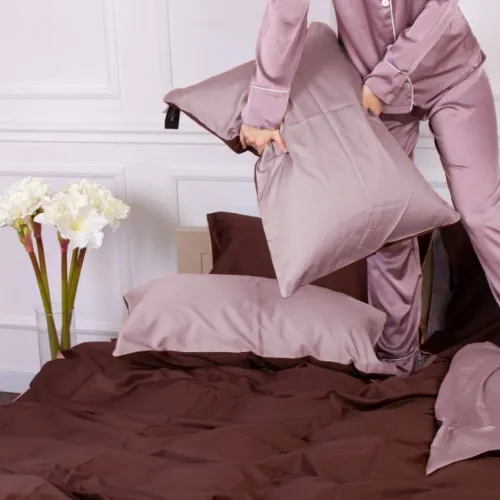 Наволочка Сатин 0165+0211 Cappuccino - 2