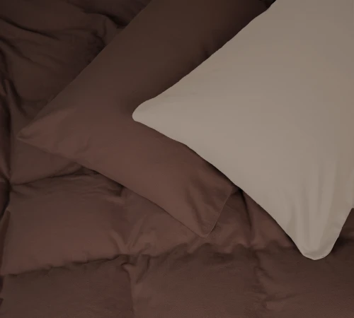 Наволочка Фланель 004-003 "Cappuchino/Brown"