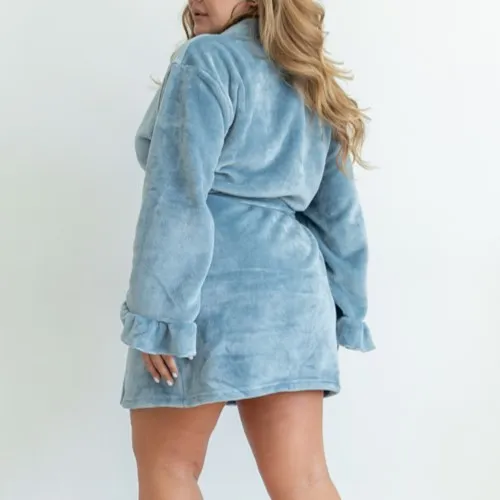 Халат жіночий "Carmen robe mini" jeans - 3